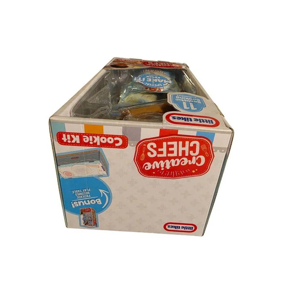 Little Tikes Creative Chefs Cookie Kit 11 Piece Pretend Play Baking Set New